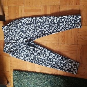 Big Bud Press pencil pants black lazy daisy size medium